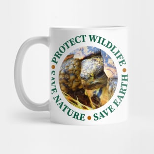 Wildlife Conservation Earth Day Tortoise Mug